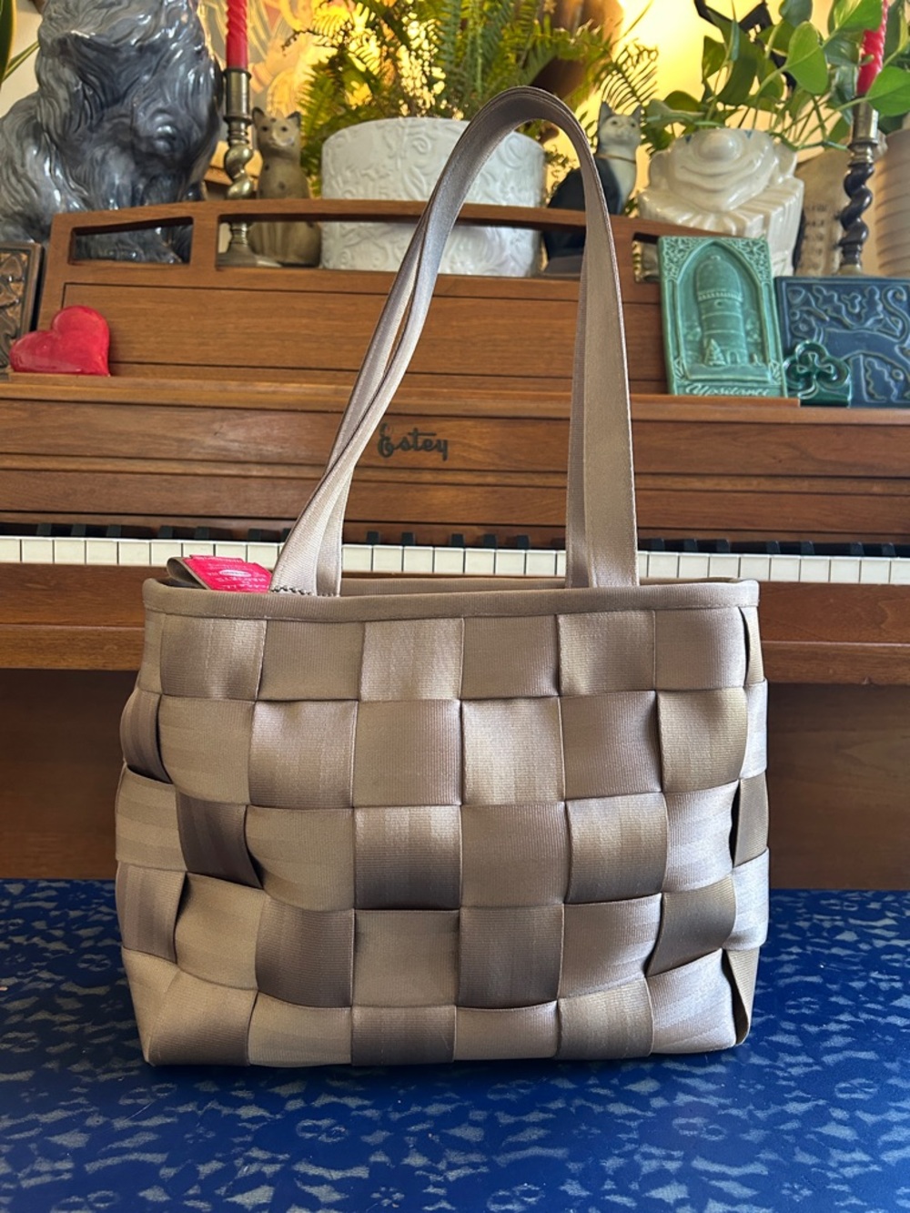 Harveys Seatbelt Beige Tote Shoulder Bag